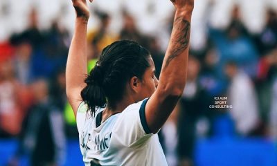 Coupe du Monde 2019 : Florencia Soledad lors de la rencontre ?? Argentine - ?? Japon au Parc des Princes à Paris .