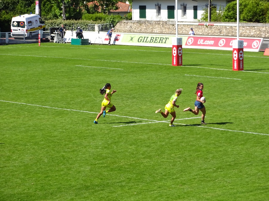 Biarritz 7 - World Rugby 7 series : Quart de Finale 1 Australie - Espagne