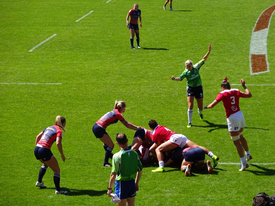 Biarritz 7 - World Rugby 7 series : Quart de Finale 2 États-Unis - Russie
