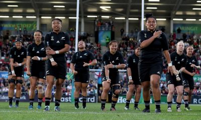 La Nouvelle-Zélande effectue le haka avant la finale de la Coupe du monde de rugby 2017