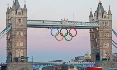 Tower bridge lors des Jeux Olympiques de Londres en 2012